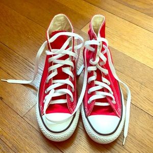Bright Red Converse Sneakers